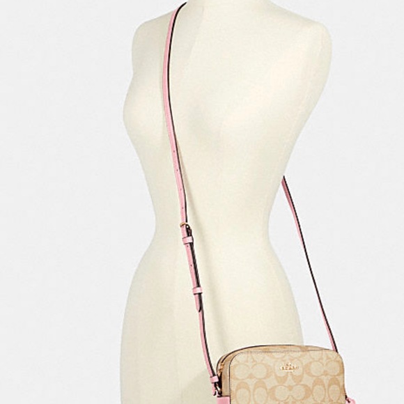 ❤️SOLD❤️Coach Mini Camera Bag In Signature Canvas - Picture 6 of 8